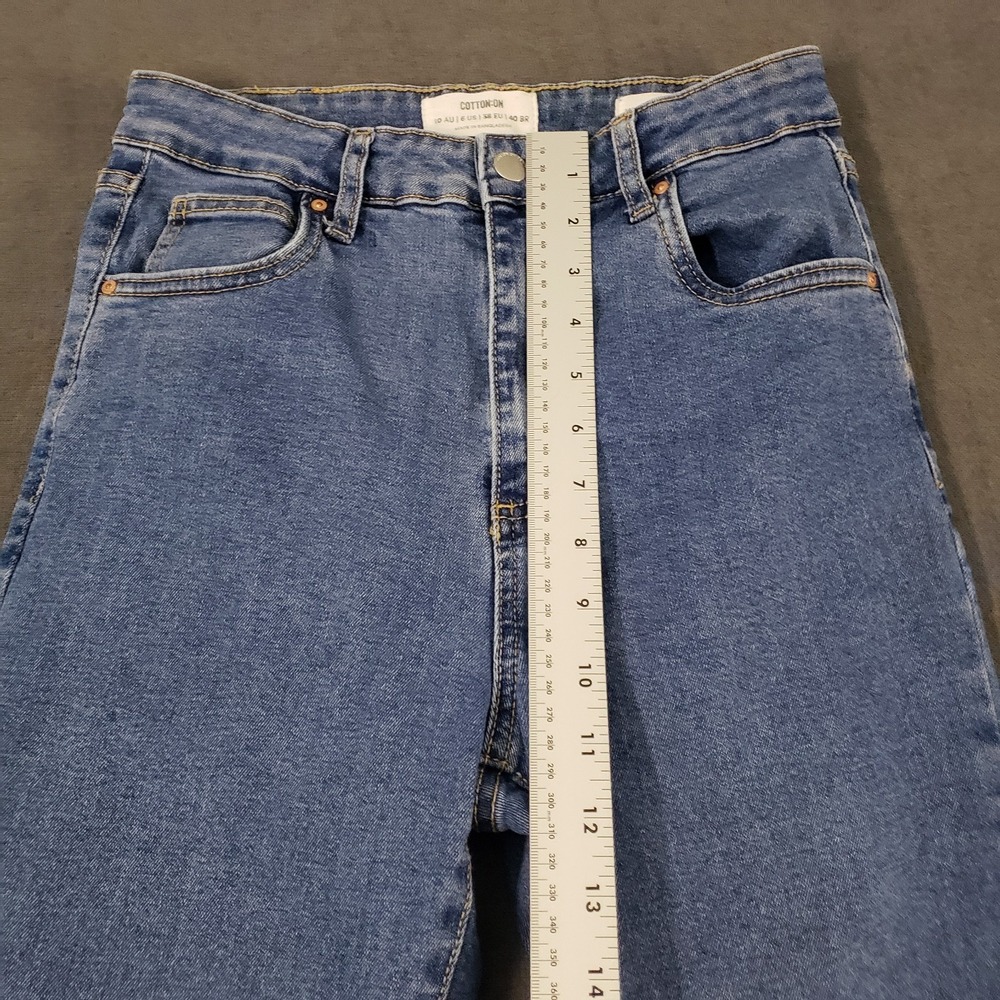 Cotton On Jeans Womens Size 6 High Cropped Skinny - Picture 4 of 11